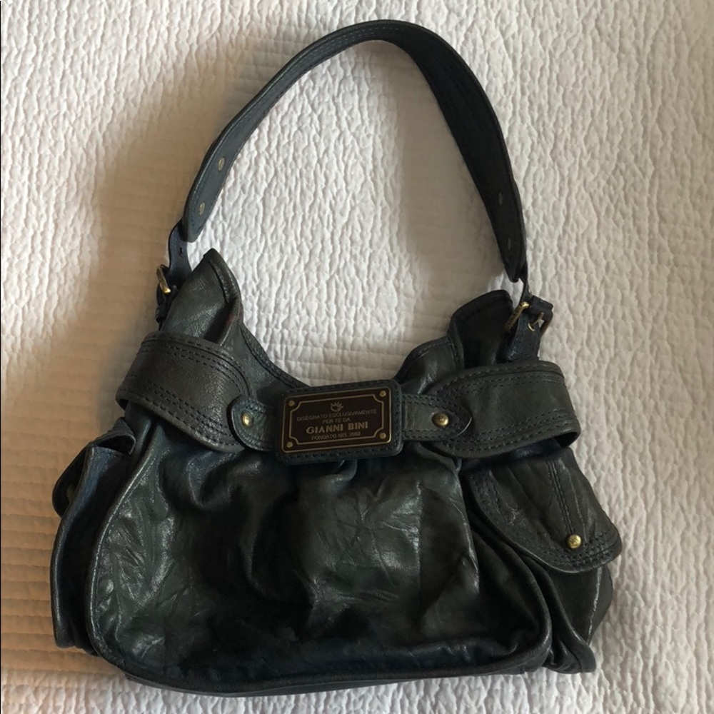 Gianni Bini Purse Blue Handbag Cute!!